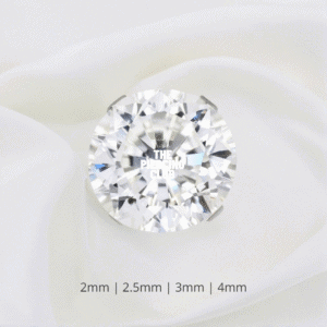 Joya cristal blanco deluxe / Helix piercing, titanio grado implante