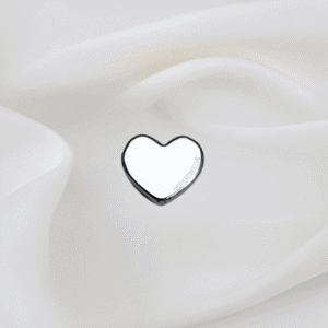 Joya corazon mini liso / Helix piercing, titanio grado implante