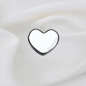 Joya corazón liso / Helix piercing, titanio grado implante