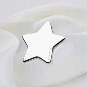 Joya estrella lisa / Helix piercing, titanio grado implante