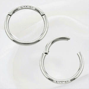 Aro, argolla lisa / Helix, Conch, Lóbulo, Tragus, Rook, Forward helix piercing, titanio grado implante