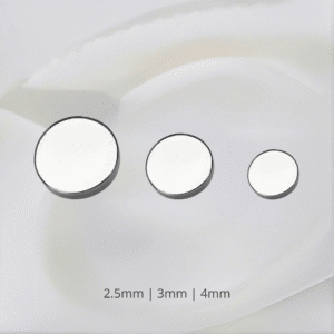 Joya plana lisa / Helix piercing, titanio grado implante