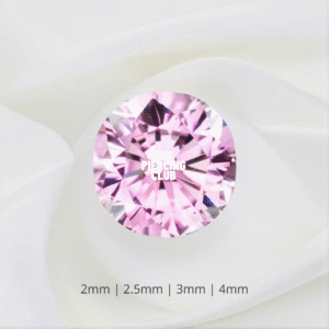 Joya cristal rosado deluxe / Helix piercing, titanio grado implante