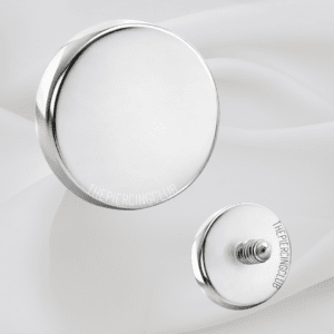 microdermal titanio grado implante cabeza plana lisa 4mm the piercing club